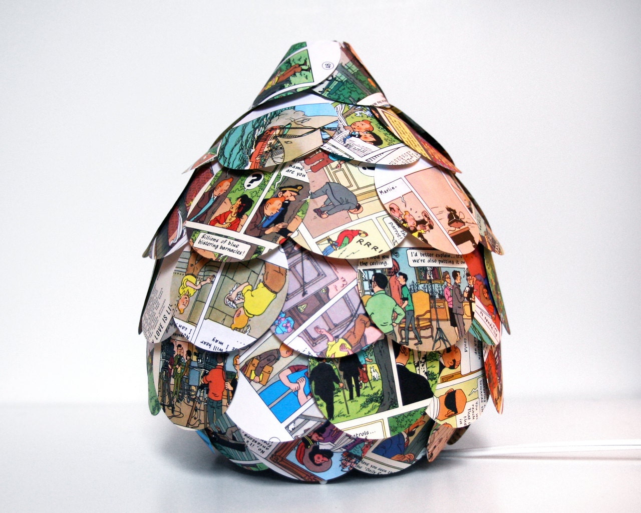 Cartoon Table Lamp - Paper Lantern Light