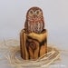 Elf Owl made from Aspen Wood
