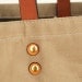 Waxed Tote / Khaki Canvas x Tan Leather "MADE TO ORDER"