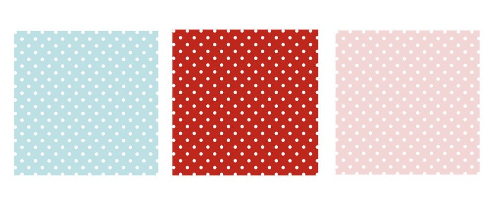 4 TILE DECALS - "Dots"