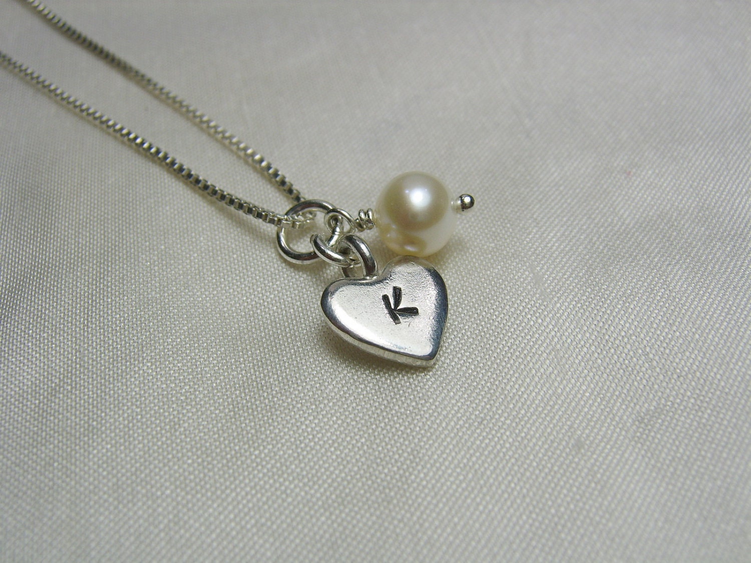 Initial Necklace - Set of 4 - Monogram Jewelry - Flower Girl Necklaces