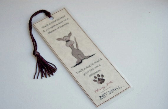 Dog Bookmark-A Dog named Natasha