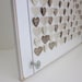 Wedding Guest book alternative - 3D Heart rustic Guest Book Alternative - baby shower, baptism, birthday guest book SIZE Medium