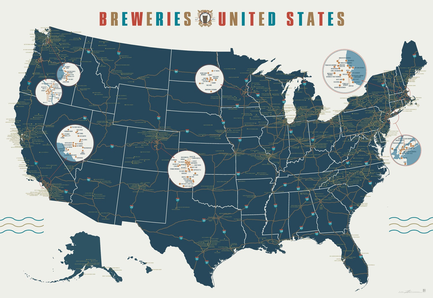Breweries of the United States (Print)