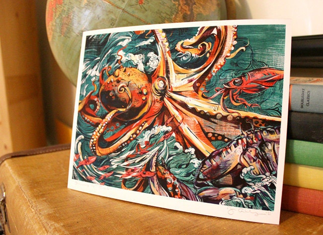 Octopus vs. Crab