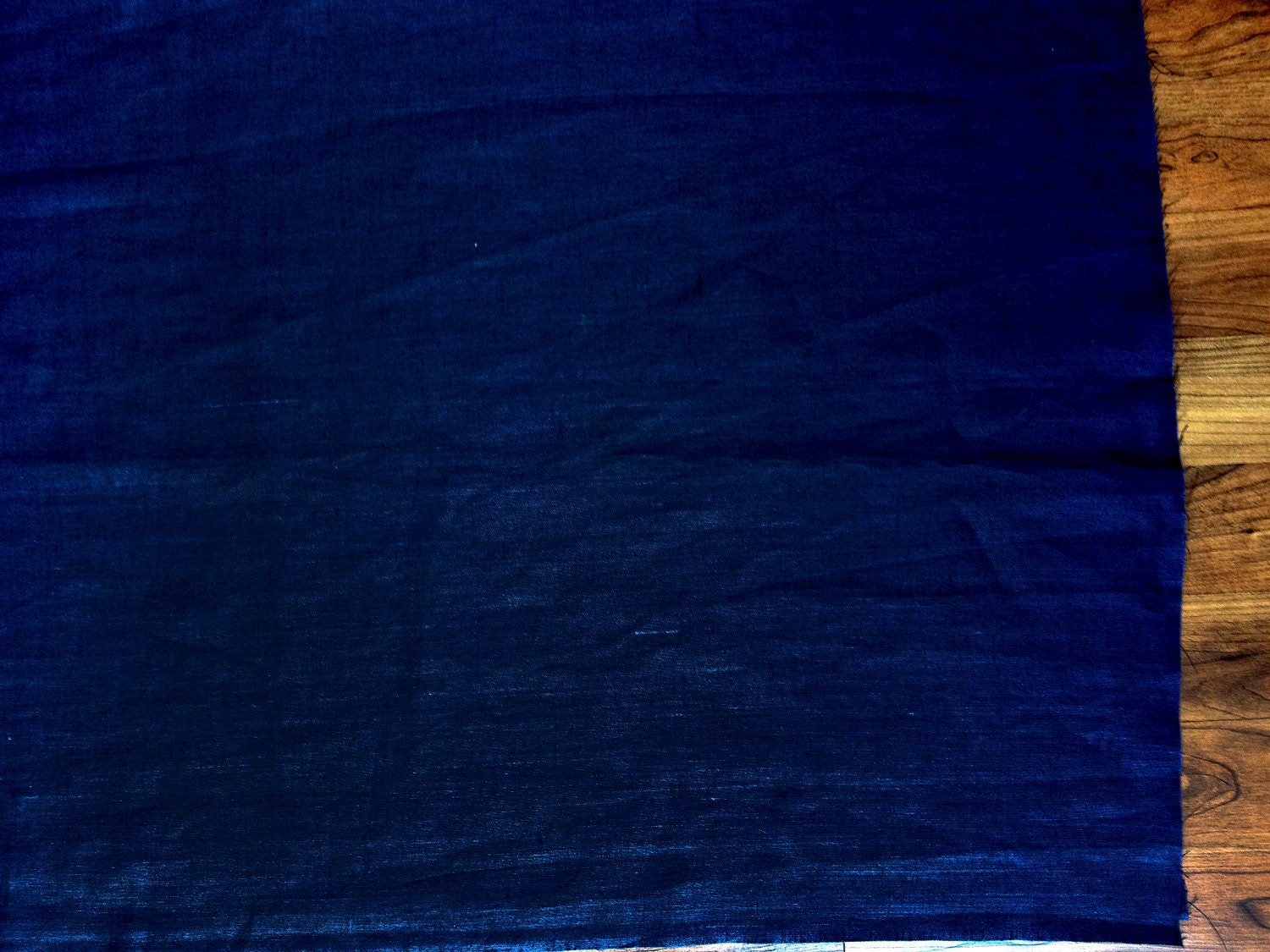 Navy Linen Fabric