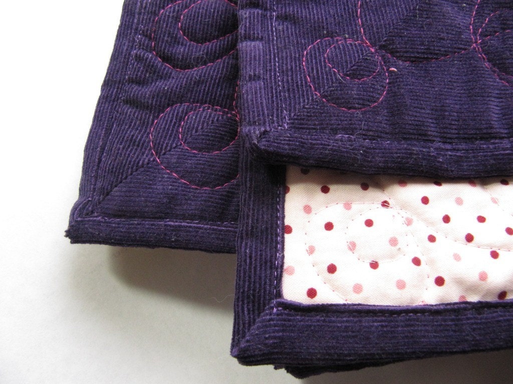 Pansy Quilt Pink Yellow and Purple