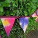 Sale - Hand Dyed Bunting - Banner - Pennant