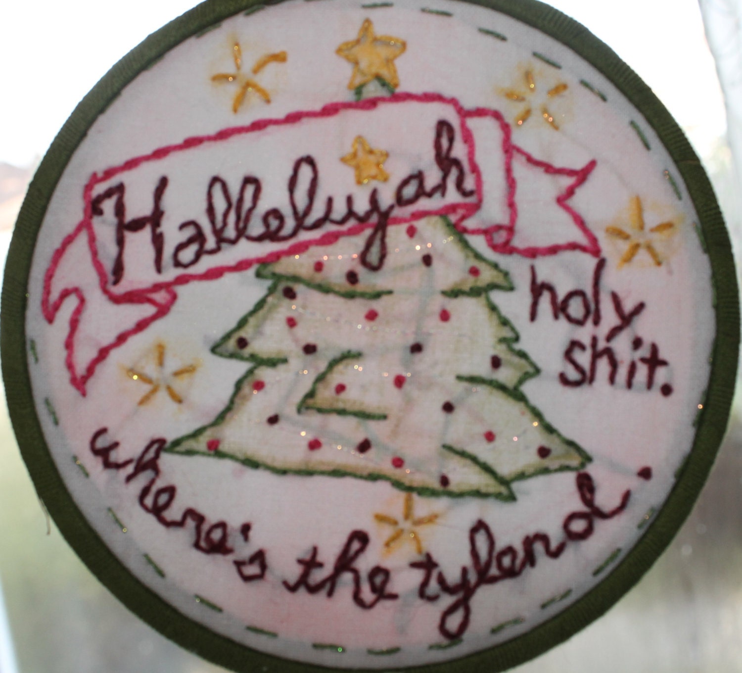 Hallelujah, ..., Where's The Tylenol - Christmas Ornament