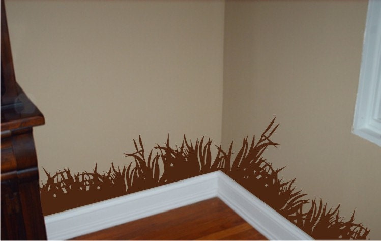 GRASS BORDER wall decals kids room stickers art