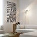 In This House LARGE - wall monogram phrase decal quote vinyl wall art