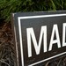 Custom Wooden Street Sign - Hand Painted and Distressed - 24"x5.25"