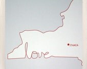 love, new york / state salutations / custom 8x10 color print
