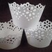 Elegant Floral Lace Cupcake Wrapper Set of 12