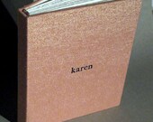 Personalized Pink Journal (Neon Tsugumi Salmon)