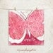 Pink Whimsy Butterfly - Create 12x12 Print
