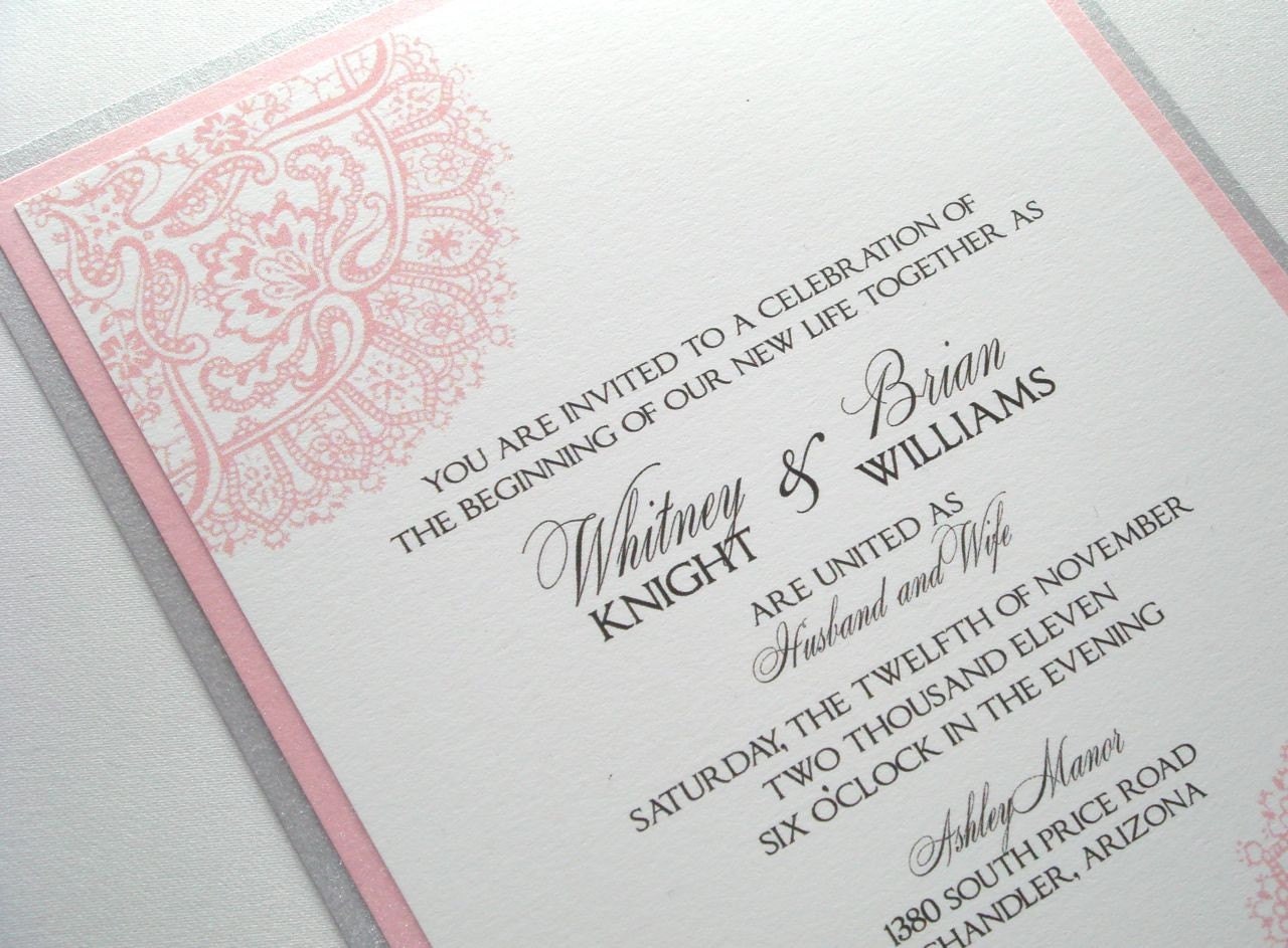 Fan Wedding Invitations