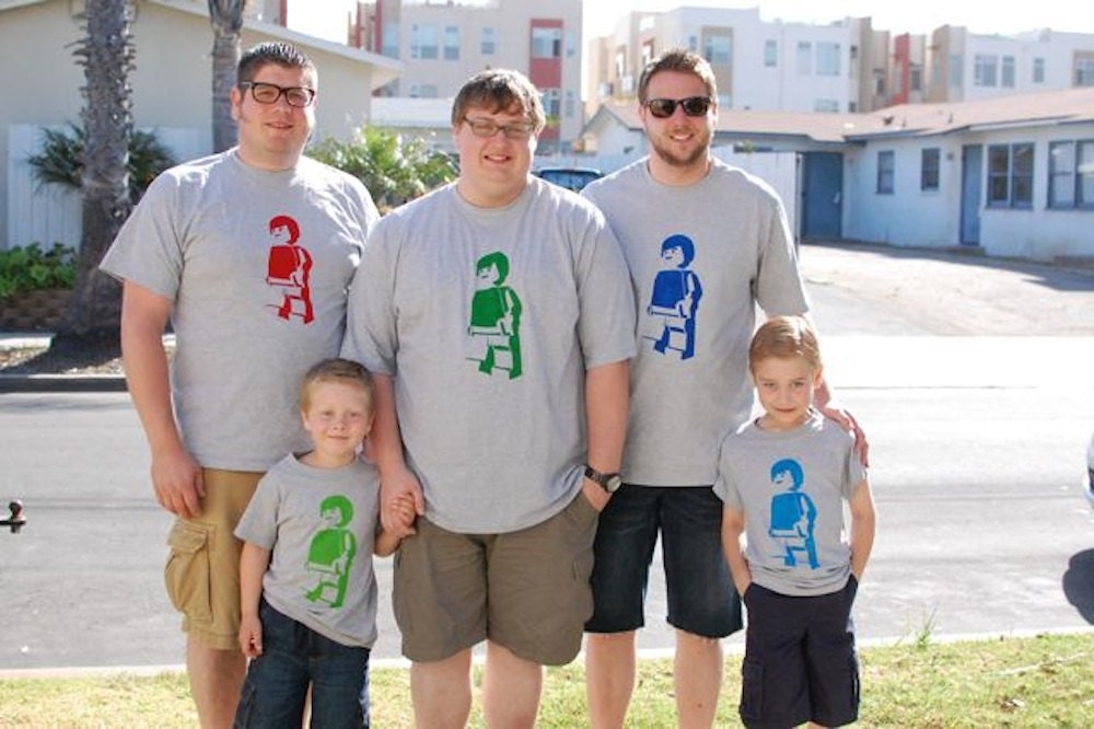 Custom Men's Lego Shirts- Great for FATHERS DAY