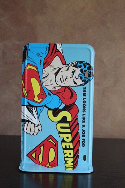 Superhero and Sports Bookends - Superman,  Baseball, Football, Basketball, Hockey