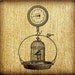Bird In Scale Weight Bucket Vintage Digital Image Transfer Download 300 dpi for Pillows Totes Bags Napkins Towels