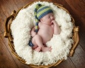 Long Tailed Elf Hat Crochet Pattern (446)