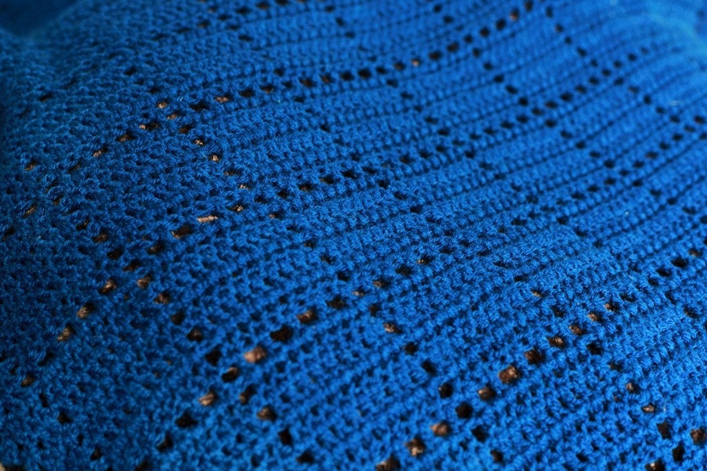 Easy Squares Baby Afghan Crochet Pattern (203)