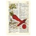 Antique French VEGETABLES/ CARROTS Artwork on a page from vintage Dictionary -Upcycled Book Print