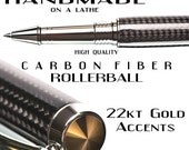 20% ALL PENS On SALE Now Carbon fiber Rollerball Pen Writing Pen Handcrafted pen with extreme detail and quality Custom made rollerball pen