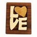 Love Puzzle, wood art puzzle