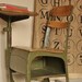 Reserved for kplant01- Vintage Child School Desk- American Seating Co.  15"