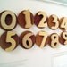 Wooden Alphabet Magnets - Set of 26 Letters