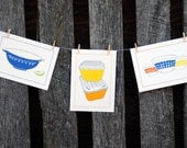 SALE - Any Three 5x7 Art Prints - Any Design in my Shop