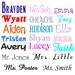 Crayon Letter Shadow Box Frame