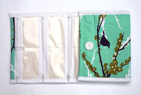 SALE - Jewelry Roll Organizer Case for Home & Travel - Theory in Cream