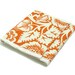SALE - Travel Jewelry Organizer Storage Case - Blockprint Blossom in Amber