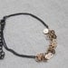 Cute Skull chain with Black chain bracelet - S3193