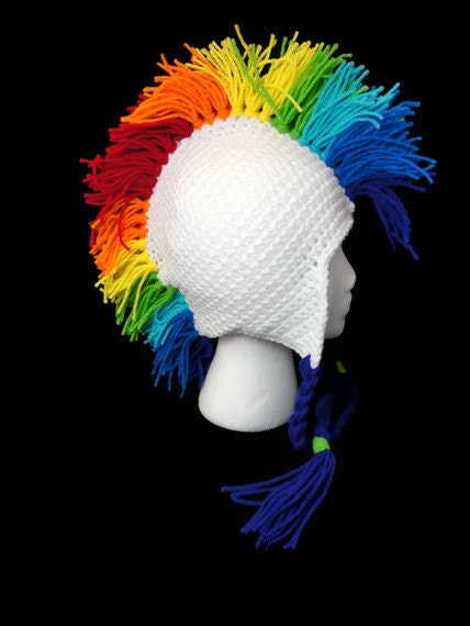White Rainbow Mohawk