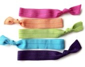 Neon Rainbow Hair Tie Collection
