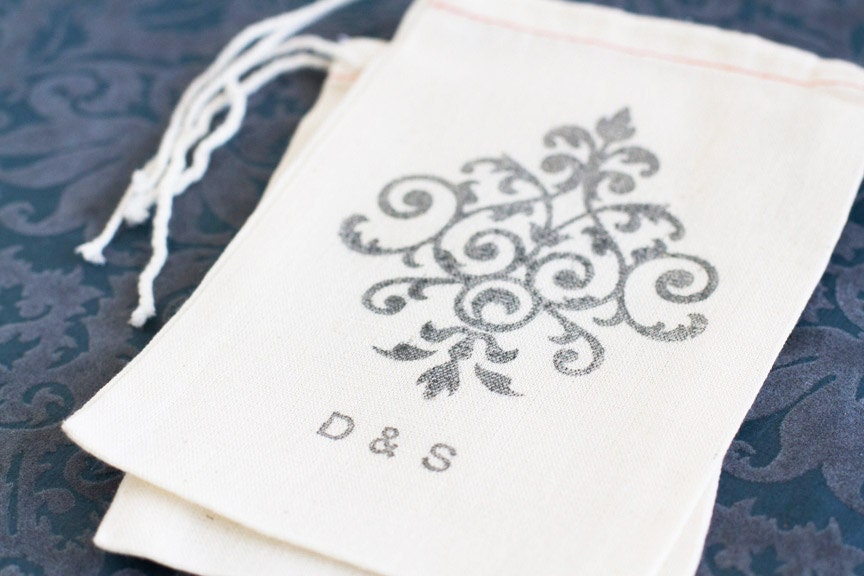 Wedding Favor Bags - Monogrammed Favor Bags