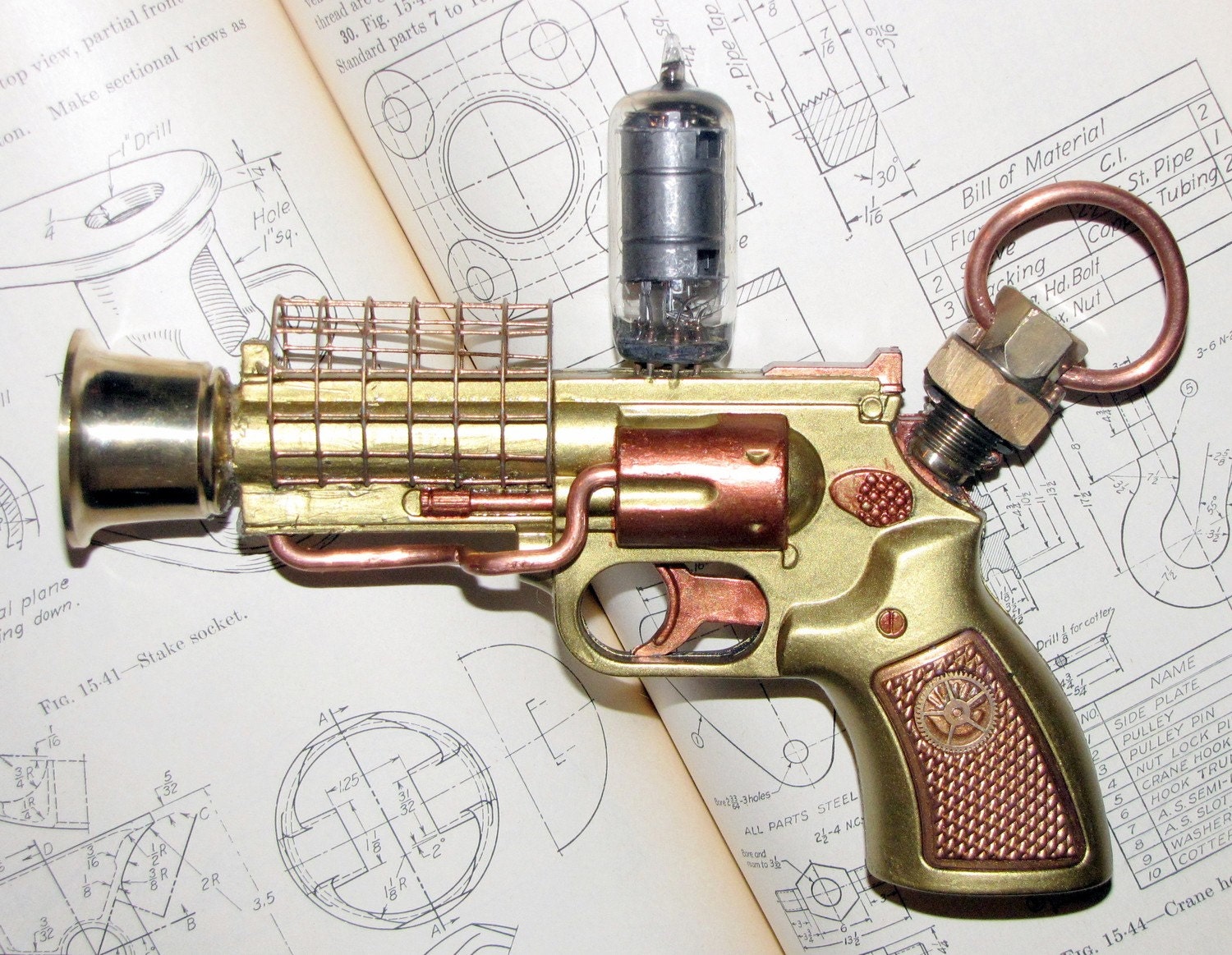 Palm Cath-o-Ray Steampunk Ray Gun