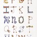 Happy Letters - Set of 4