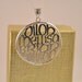 your kids or grandkids names in 1.50" circle in silver. with a cable chain.