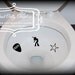 Taking Aim toilet targets: SIX piece ROCK STAR collection, pick, rocker, star, guitar, headphones