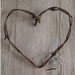 Old Barbed Wire Heart -Simple Old Rustic Heart- Rustic wedding favors shabby chic wedding gifts diy wedding decor rusty metal heart