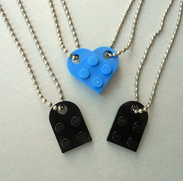 lego couples necklaces. Preferably in black. jewelry