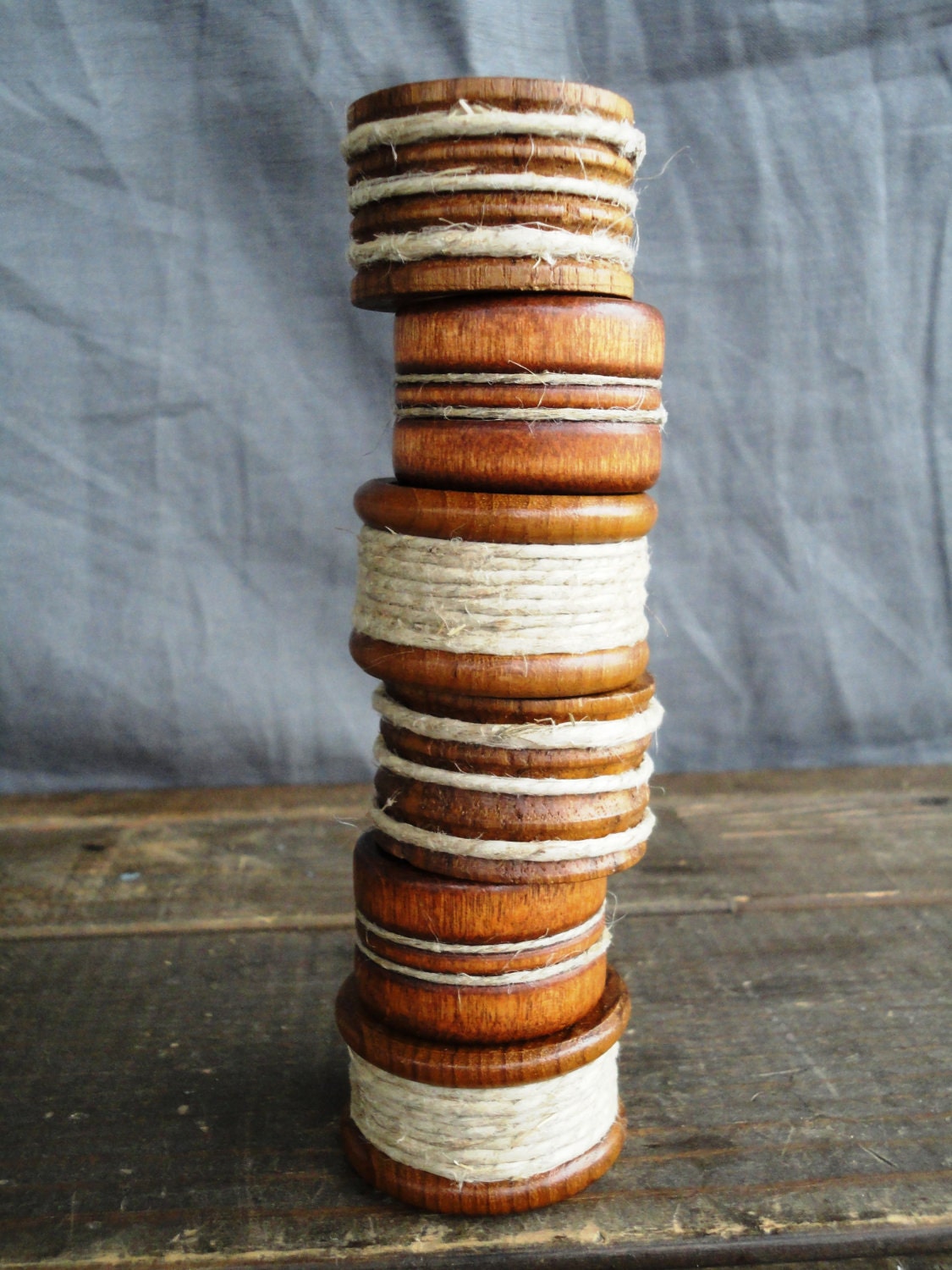 Handmade Nautical Wooden Napkin Rings