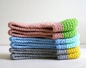 Crochet Slippers for Women in Yellow & Grey