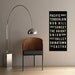 Canvas. SAN FRANCISCO Art. Typography Poster. Black and White Art. Neighborhood Print. Art for the Home. Size - 16x36