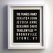Personalized Art Print. Subway Sign. Nursery Art.  Family Art Poster - Typography - Gift - Quote - Black and White - Home Decor Prints