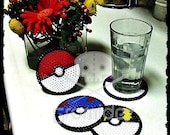 Poke Ball Coasters